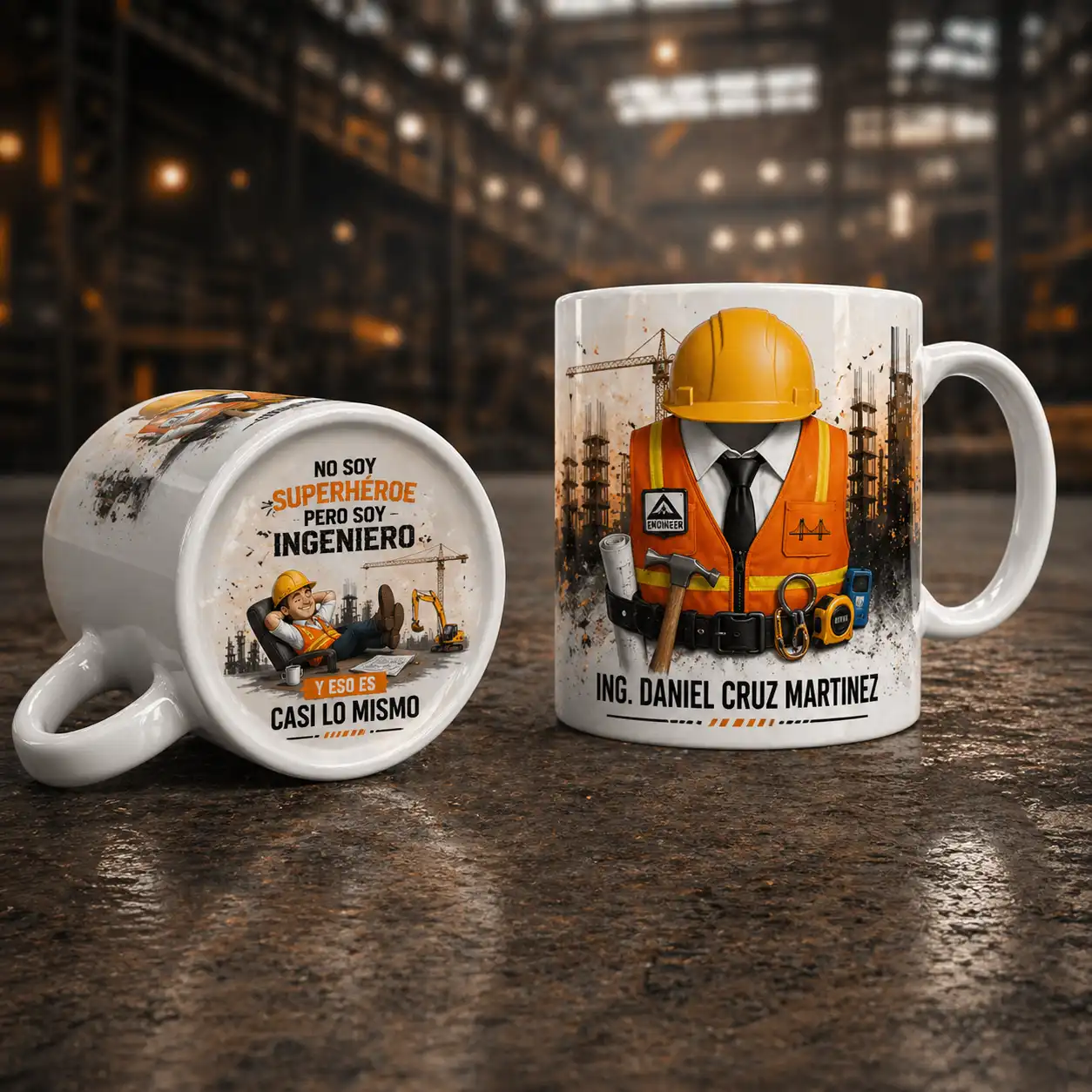 Taza SUBLIMACIÓN + DTF Diseño Especial