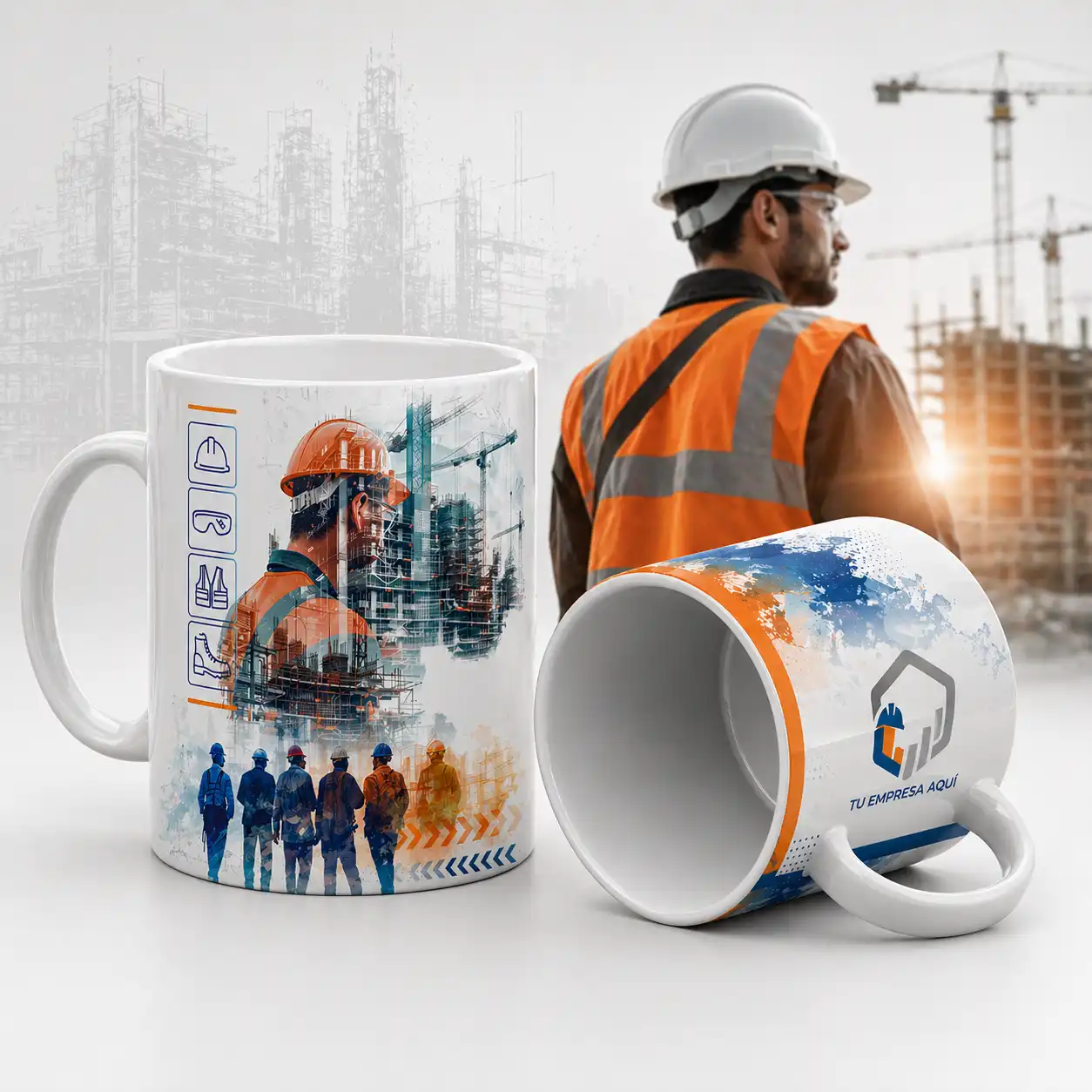 Taza Cerámica Blanca 11oz